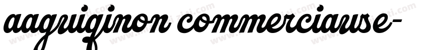 aaguiqinon commerciause字体转换